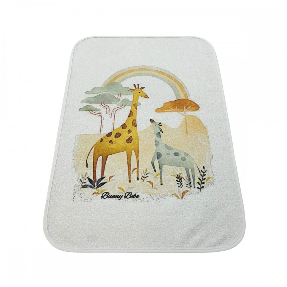 Bunnybebe Σελτές 45×65 με τύπωμα, Καμηλοπάρδαλη  (733-ΚΑΜΗΛΟΠΑΡΔΑΛΗ)