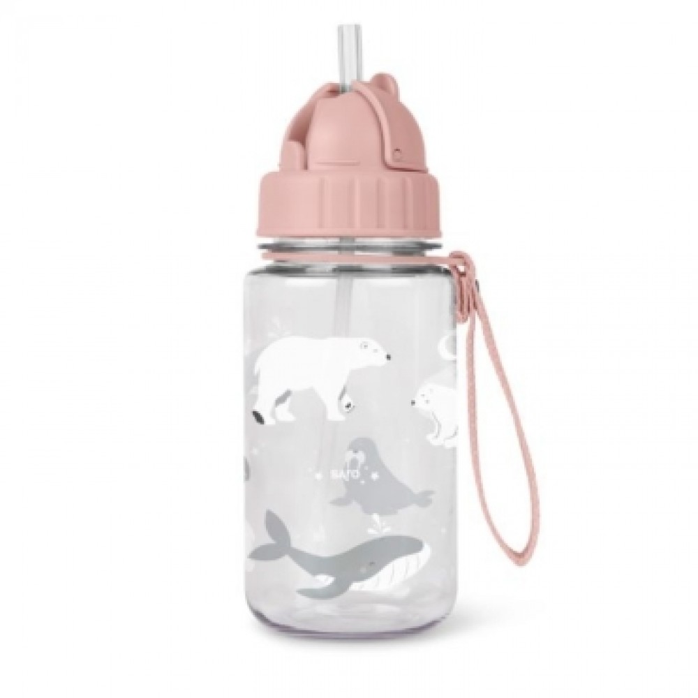 Saro Παγούρι Polar Bear Dusty Pink 400ml (74008) Saro Παγούρι Polar Bear Dusty Pink 400ml (74008)