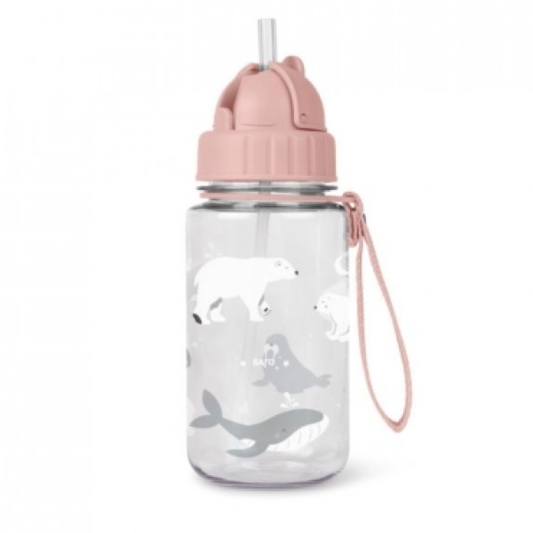 Saro Παγούρι Polar Bear Dusty Pink 400ml (74008) Saro Παγούρι Polar Bear Dusty Pink 400ml (74008)