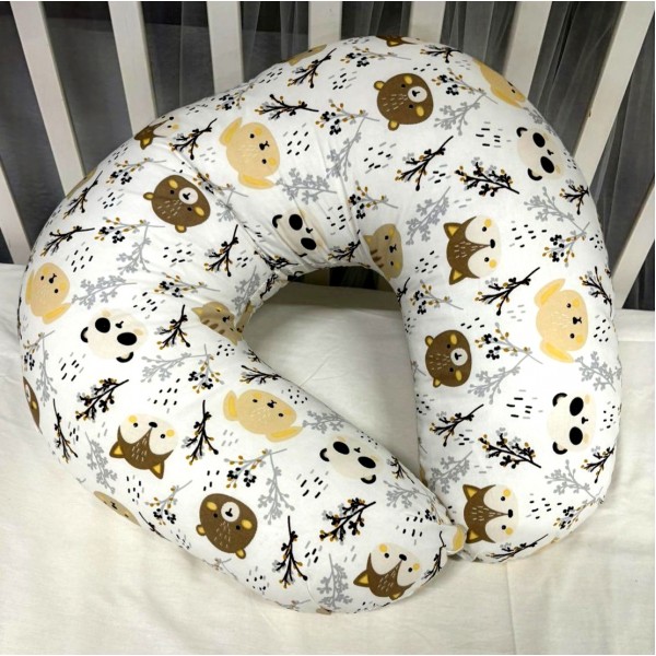  Abo Μαξιλάρι θηλασμού Forest White (8074-807)