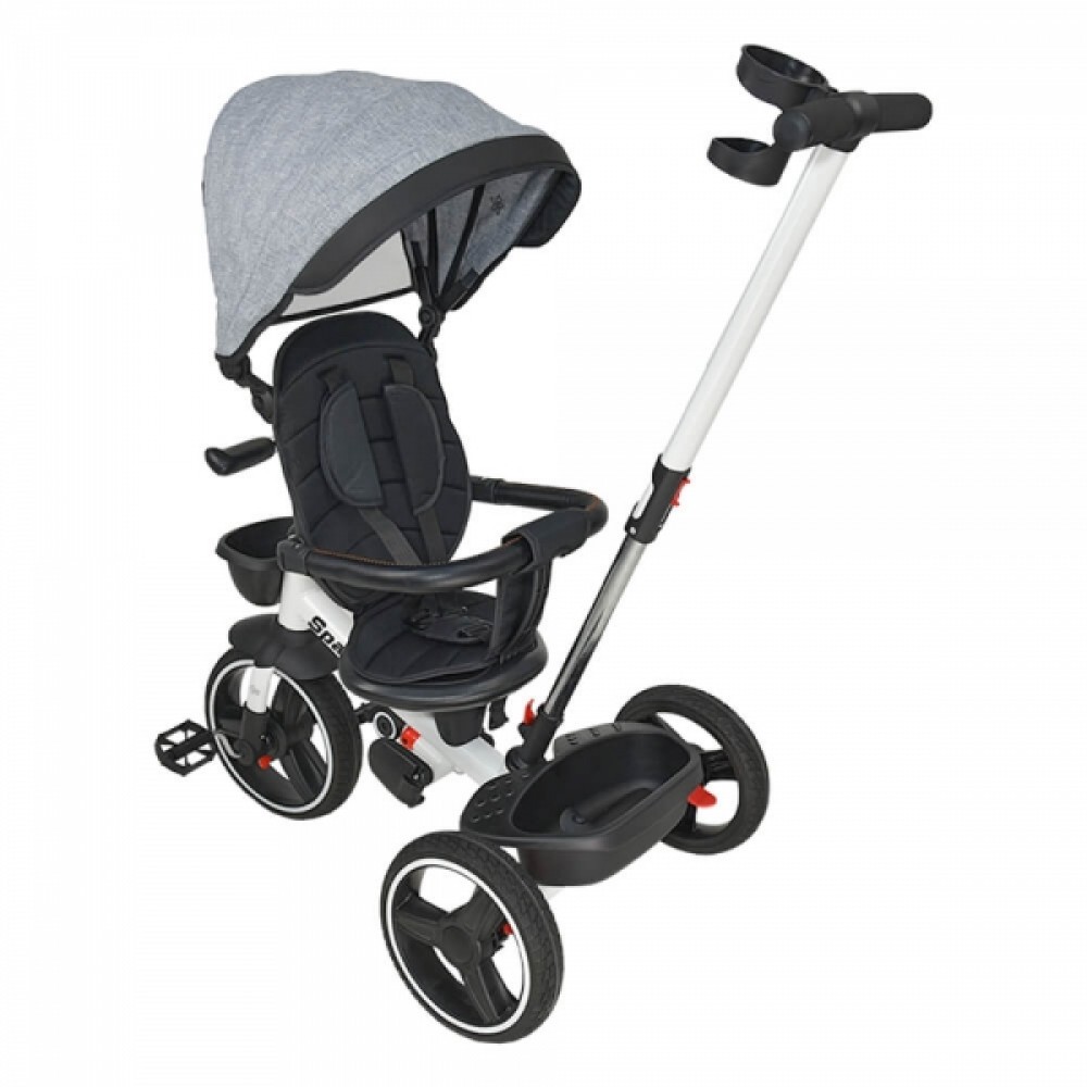 Bebestars Ποδηλατάκι τρίκυκλο 360° Spark Grey (817-186) Bebestars Ποδηλατάκι τρίκυκλο 360° Spark Grey (817-186)