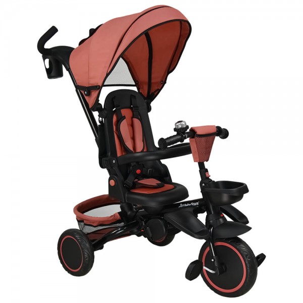 Bebe Stars Παιδικό Τρίκυκλο Ποδήλατο Μετατρεπόμενο Racer 3 σε 1 SunBurnt (820-185)