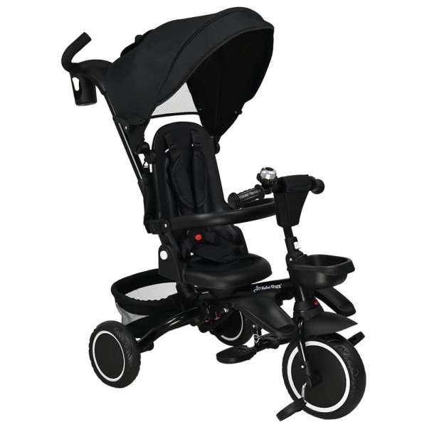 Bebe Stars Παιδικό Τρίκυκλο Ποδήλατο Μετατρεπόμενο Racer 3 σε 1 Black (820-188)
