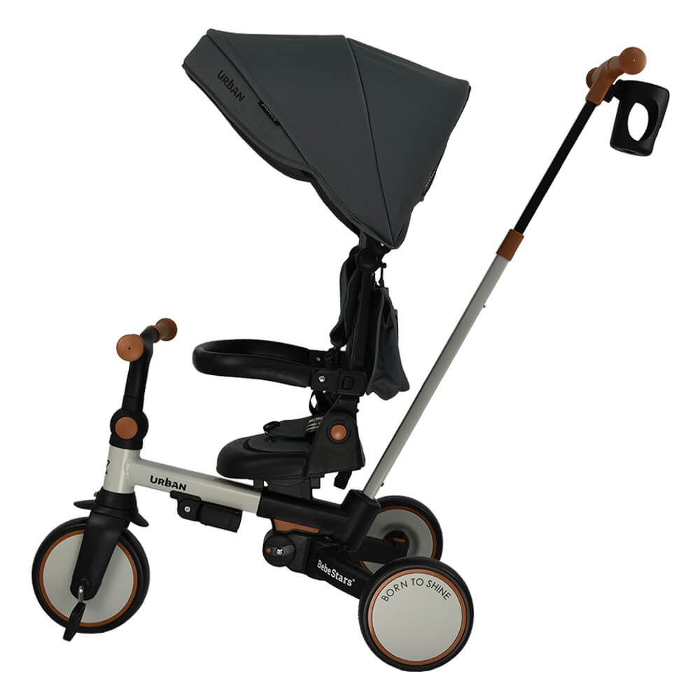 Bebestars Ποδηλατάκι τρίκυκλο Urban Smoked 7in1 (822-186) Bebestars Ποδηλατάκι τρίκυκλο Urban Smoked 7in1 (822-186)