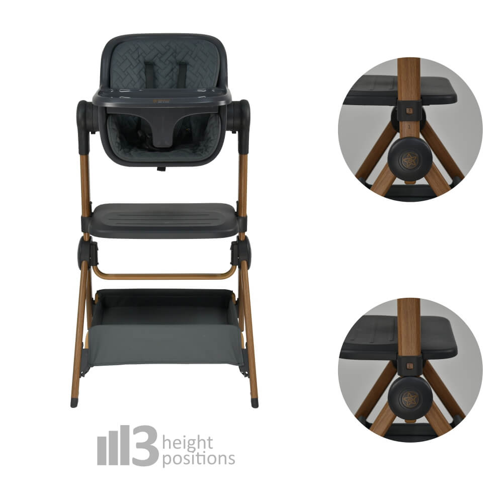 Bebestars Λίκνο Serenity 2 in 1 Smoked Grey (846-186) Bebestars Λίκνο Serenity 2 in 1 Smoked Grey (846-186)