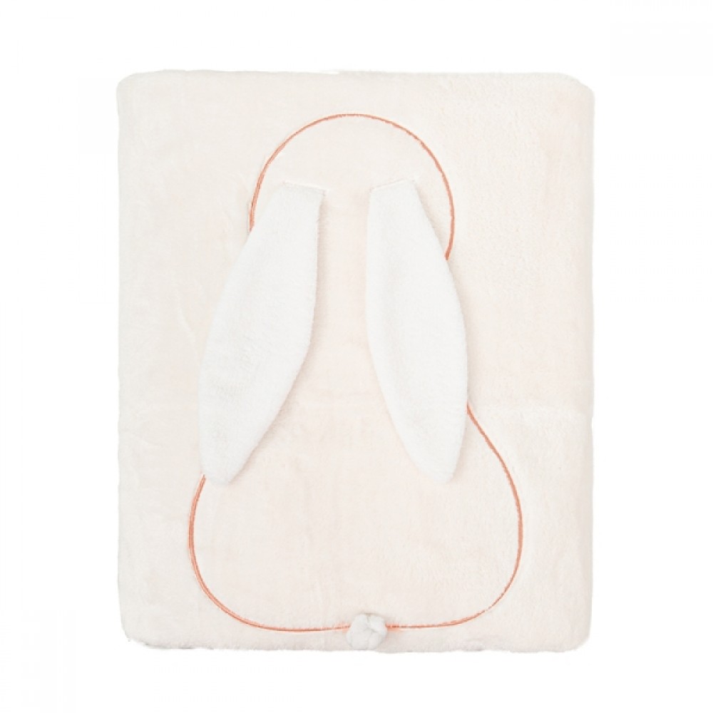 Bimbidreams Κουβέρτα Κούνιας Bunny Microline Pink 110x140εκ (85900004)