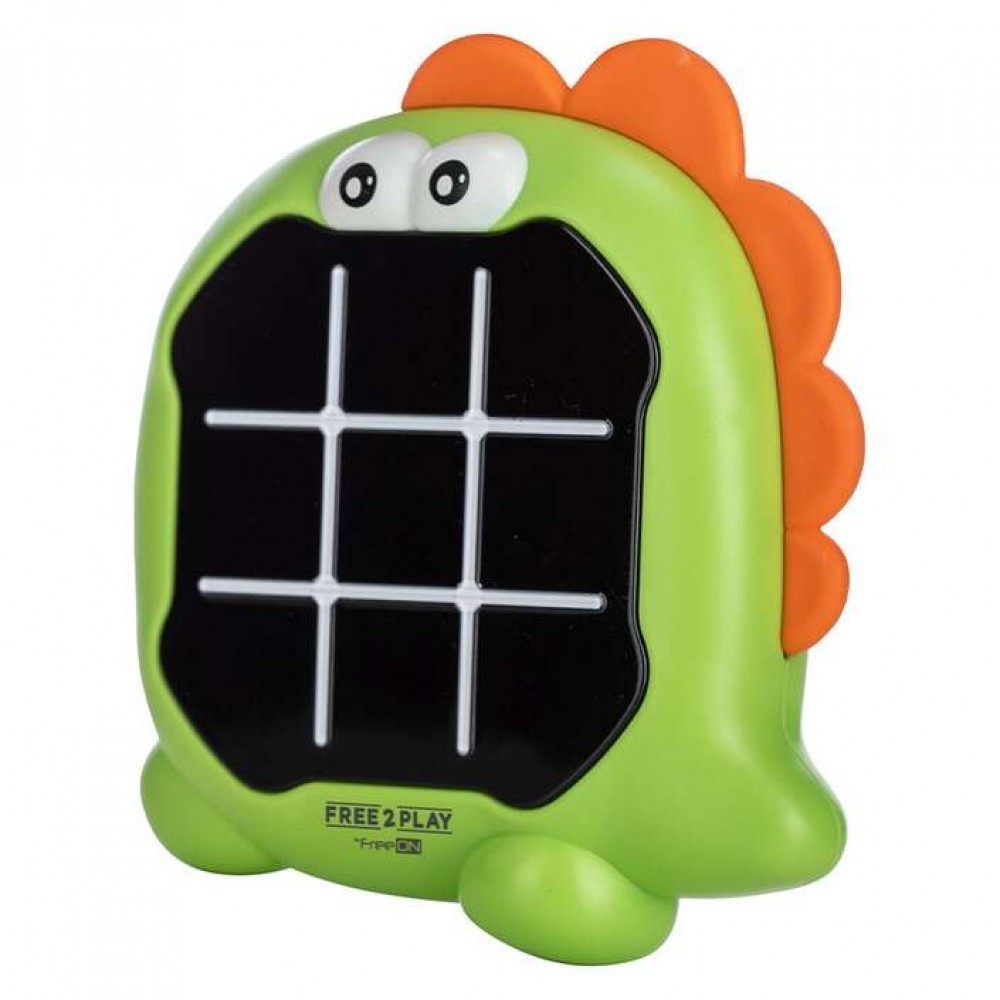 Free2Play Παιχνίδι Τρίλιζα Tic Tac Toe 2 σε 1 Dinosaur 36m+ (86601)
