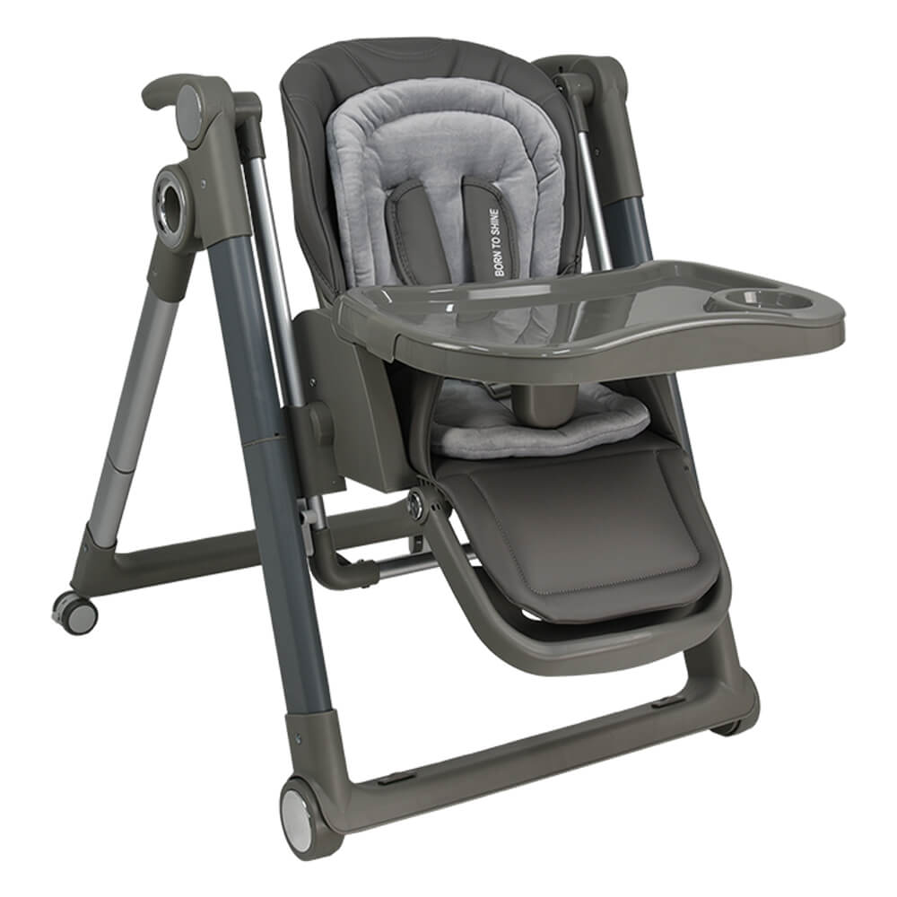 Bebestars Καρέκλα Φαγητού-Κούνια Yum Yum 2σε1 Grey (870-186) Bebestars Καρέκλα Φαγητού-Κούνια Yum Yum 2σε1 Grey (870-186)