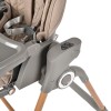 Bebestars Καρέκλακι  Φαγητού-Κούνια Ηλεκτρικό Serenna 2 in 1 Natural Beige (871-182)