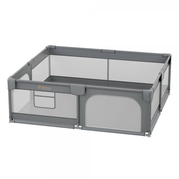 Bebestars Πάρκο για μωρά ορθογώνιο 180×200 Playzen Grey (880-200) Bebestars Πάρκο για μωρά ορθογώνιο 180×200 Playzen Grey (880-200)
