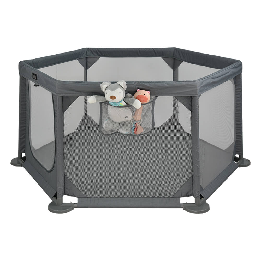 Bebestars Παρκοκρέβατο Πολύγωνο Cool Grey (889-186) Bebestars Παρκοκρέβατο Πολύγωνο Cool Grey (889-186)