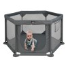 Bebestars Παρκοκρέβατο Πολύγωνο Cool Grey (889-186) Bebestars Παρκοκρέβατο Πολύγωνο Cool Grey (889-186)
