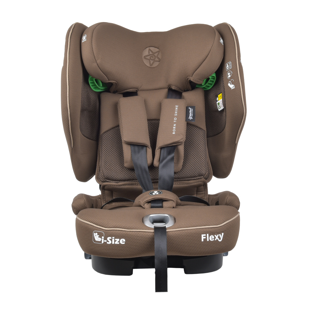Bebestars Κάθισμα Αυτοκινήτου Flexy Isofix i-Size Coffee (934-182)