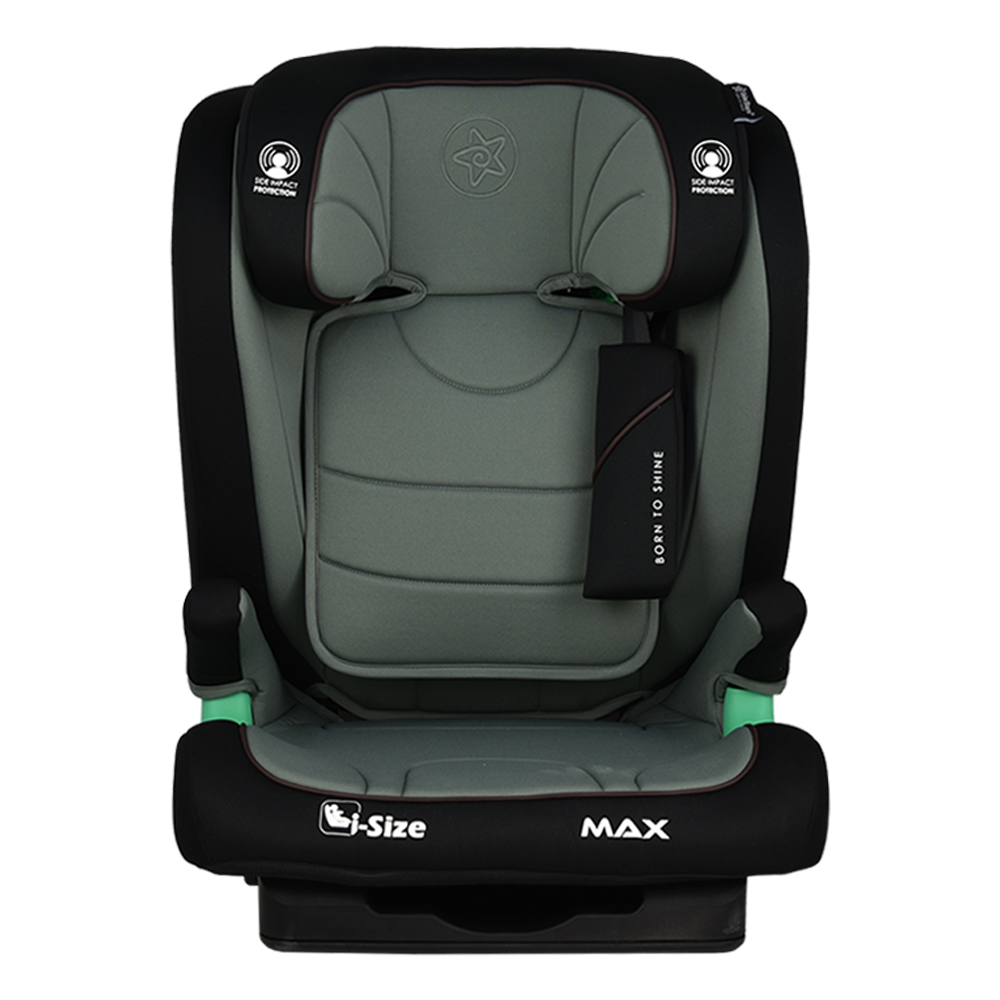 Bebestars Κάθισμα Αυτοκινήτου 100-150cm Max Isofix i-Size Olive (936-176)