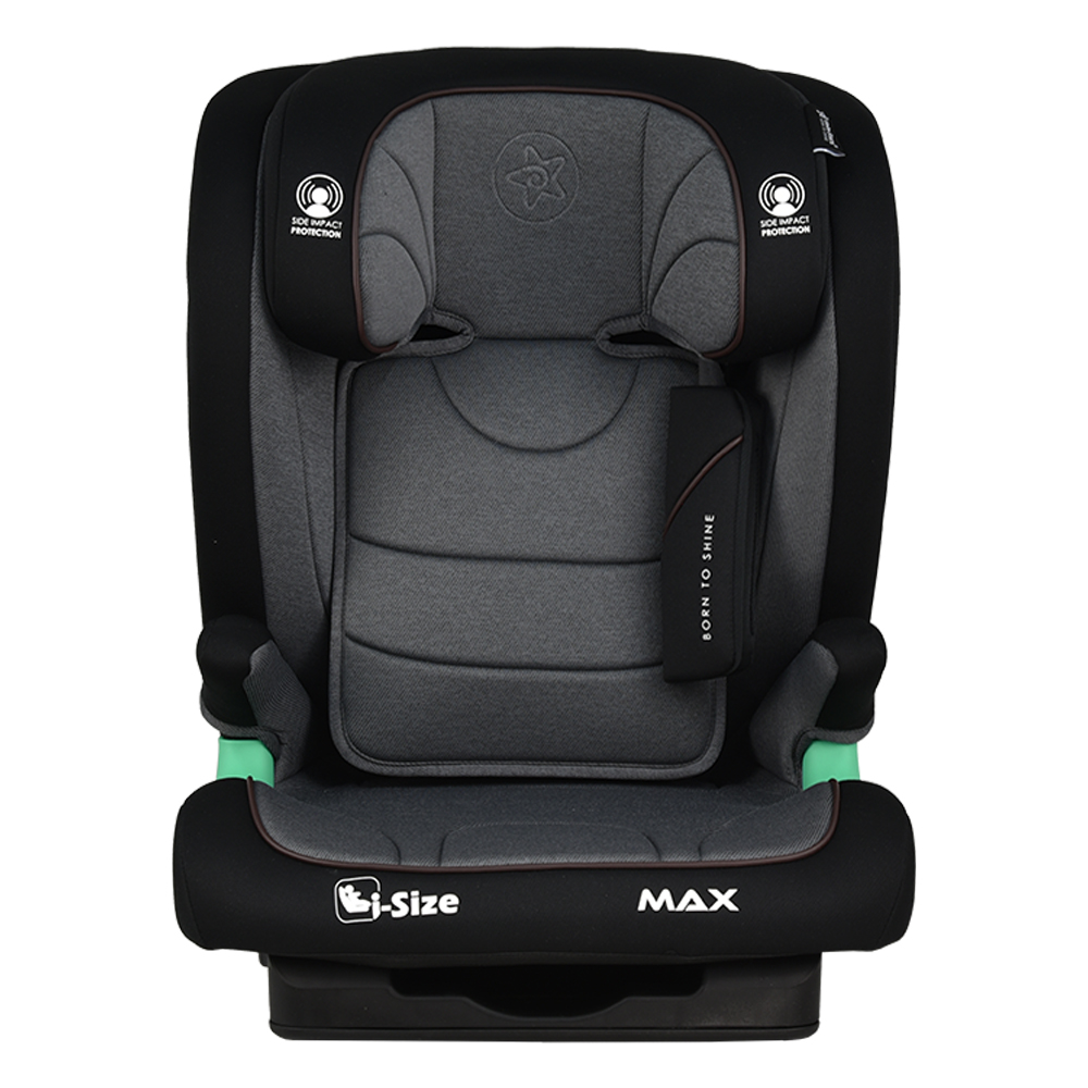 Bebestars Κάθισμα Αυτοκινήτου 100-150cm Max Isofix i-Size Grey (936-186)