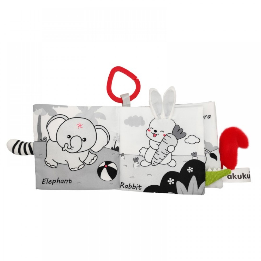 Akuku Μαλακό Βιβλιαράκι Animals Kingdom (A0481)