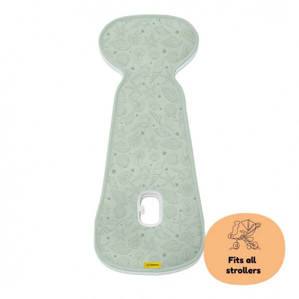 Aeromoov Αντι-ιδρωτικό κάλυμμα για καρότσι Air Layer Seashell Olive (AL-B-SSO)