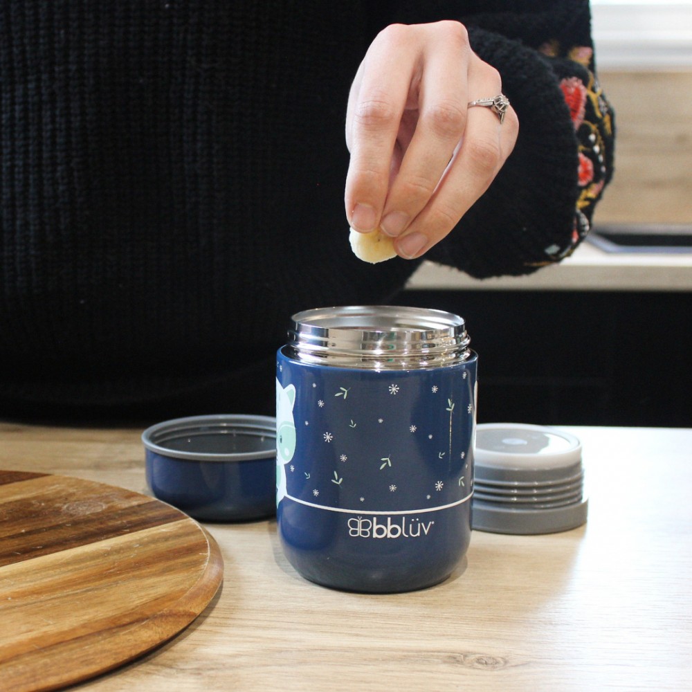 Bbluv Food – Θερμός Φαγητού με Κουτάλι Ρακούν (B0122-R)