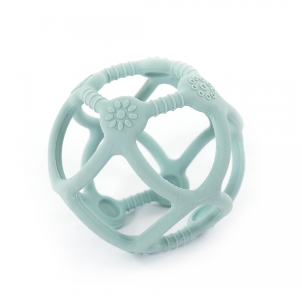 Bo Jungle: Μασητικό από μαλακή σιλικόνη σε σχήμα μπάλας-Μπλε (BJ-B910410)