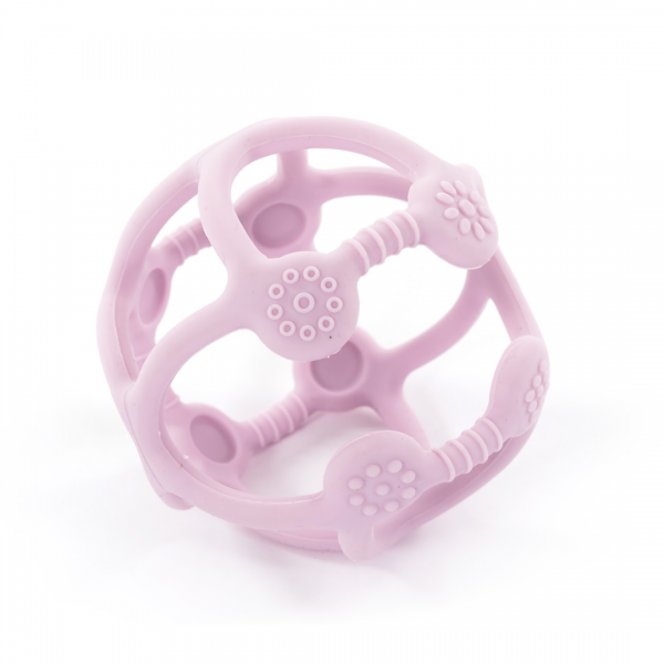 Bo Jungle: Μασητικό από μαλακή σιλικόνη σε σχήμα μπάλας-Ροζ (BJ-B910420)