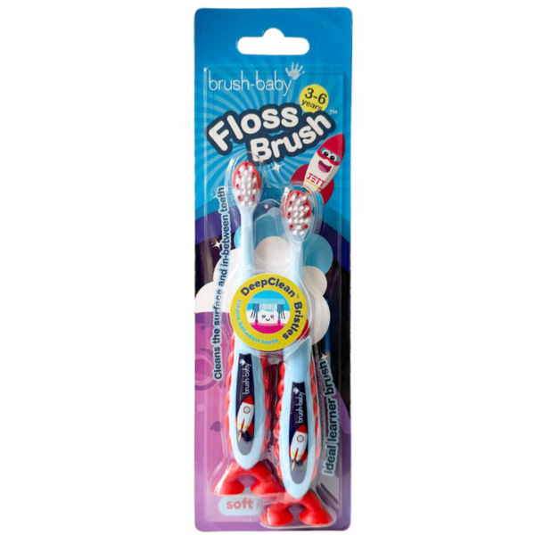 Brush-Baby: FlossBrush-Η Ιδανική Οδοντόβουρτσα για Παιδιά 3-6 Ετών -Spaceship (BRB404/S) Brush-Baby: FlossBrush-Η Ιδανική Οδοντόβουρτσα για Παιδιά 3-6 Ετών -Spaceship (BRB404/S)