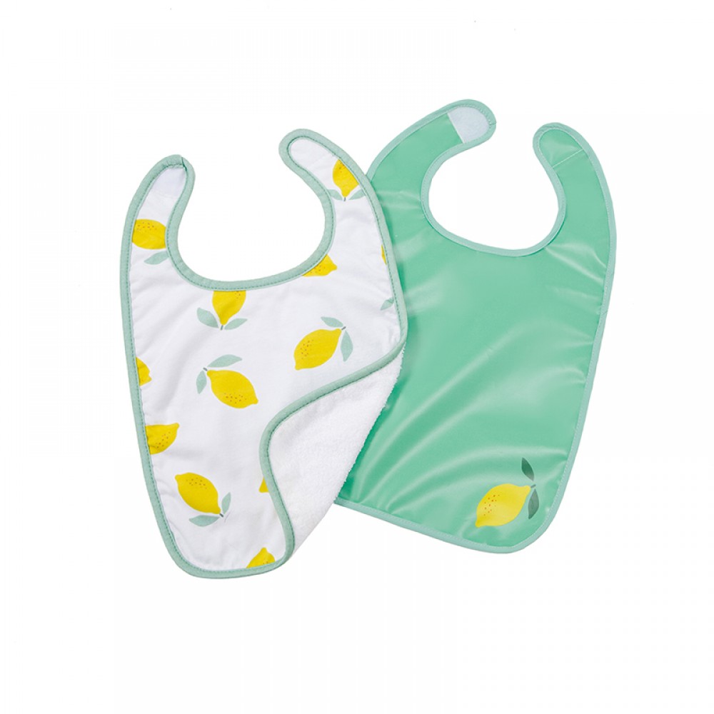 Baby To Love Σετ 2 σαλιάρες/ποδιές – Happy Lemon (BTL304072) Baby To Love Σετ 2 σαλιάρες/ποδιές – Happy Lemon (BTL304072)