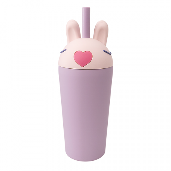 Asobu  Παγούρι Ανοξείδωτο με Καλαμάκι Tumbler Bunny (SBV54-BUNNY)