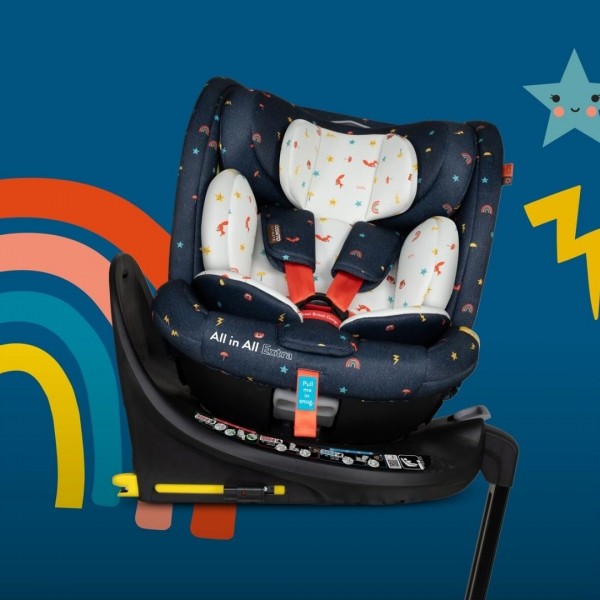 Cosatto Περιστρεφόμενο κάθισμα αυτοκινήτου All in All Extra i-Size 360 με σύστημα Anti-Rebound bar- Doodle Days (CT5833) Cosatto Περιστρεφόμενο κάθισμα αυτοκινήτου All in All Extra i-Size 360 με σύστημα Anti-Rebound bar- Doodle Days (CT5833)