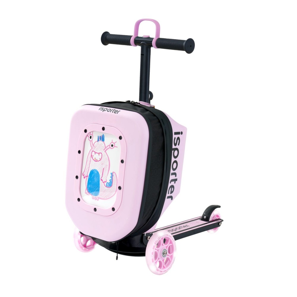 Abo Παιδικό πατίνι με αποσκευή iSporter Ροζ (K3 -pink)