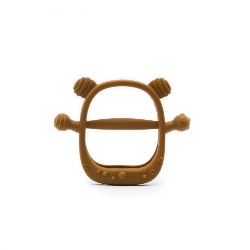 Kidnort Μασητικό Σιλικόνης Glitre Brown (KID000032)