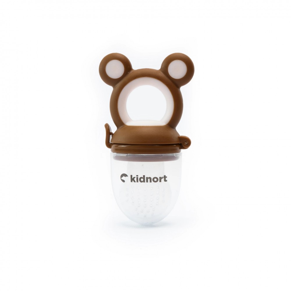 Kidnort Τροφοδότης Σιλικόνης 2in1 Tannleke Brown (KID000040)
