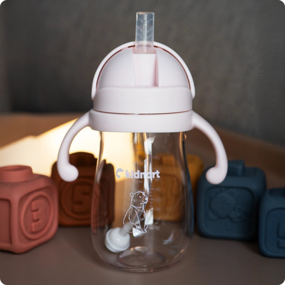 Kidnort Παγούρι με καλαμάκι Bringebaer 300ml Ροζ (KID000046) Kidnort Παγούρι με καλαμάκι Bringebaer 300ml Ροζ (KID000046)