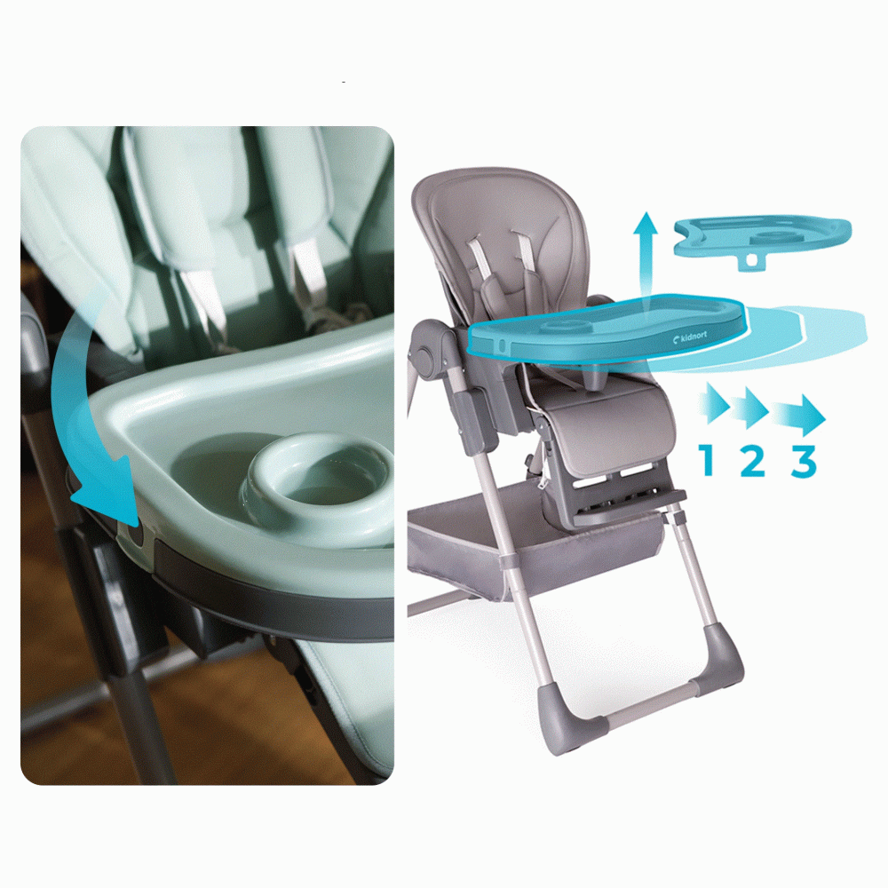 Kidnort Καρέκλα Φαγητού Jordgubbe Mint (KNKRZ000002) Kidnort Καρέκλα Φαγητού Jordgubbe Mint (KNKRZ000002)