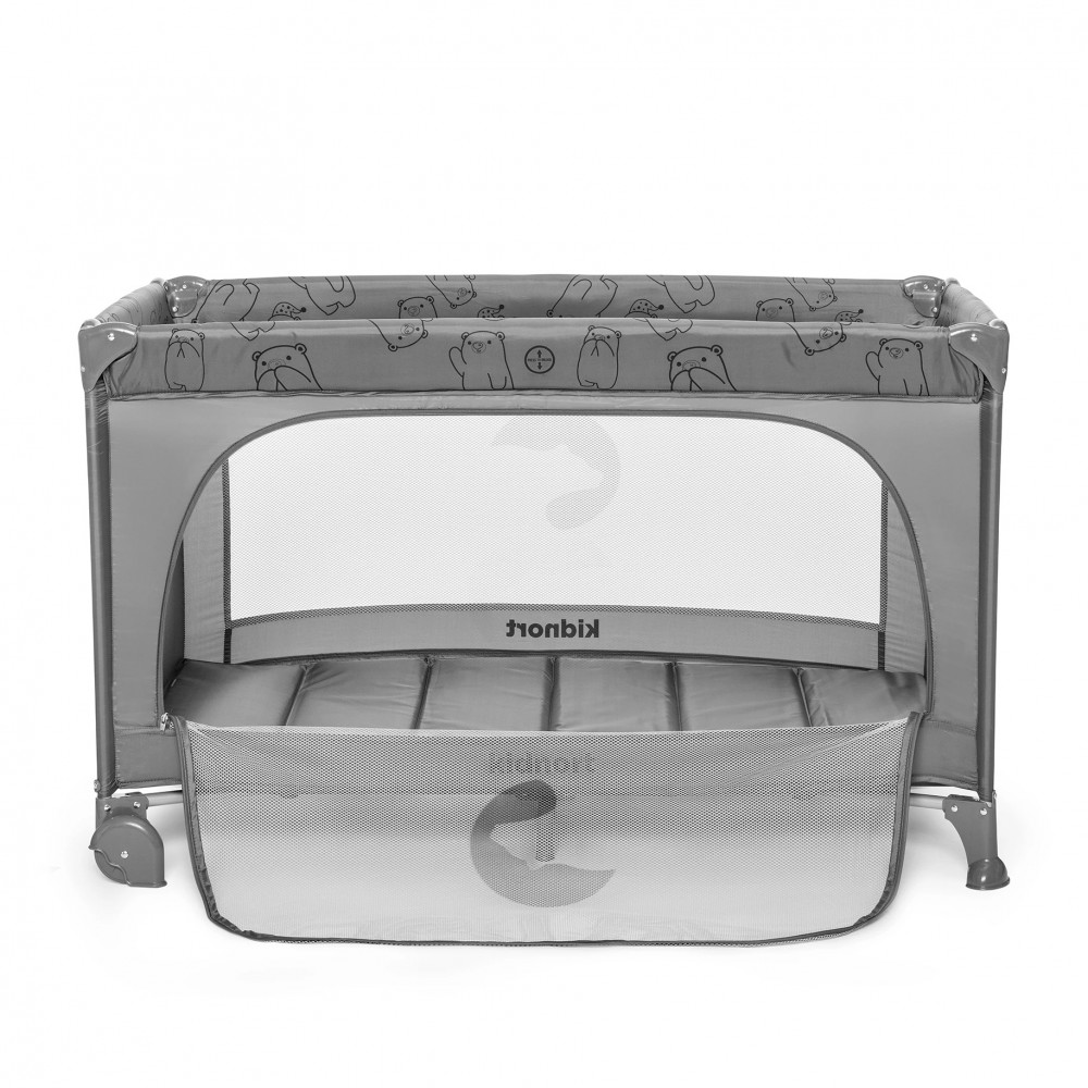 Kidnort Παρκοκρέβατο Ihalig Light Grey (KNLOZ000003) Kidnort Παρκοκρέβατο Ihalig Light Grey (KNLOZ000003)