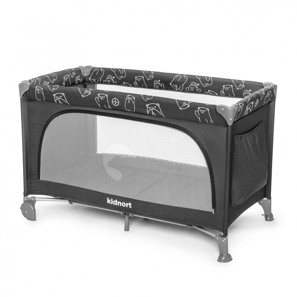 Kidnort Παρκοκρέβατο Ihalig Dark Grey (KNLOZ000004) Kidnort Παρκοκρέβατο Ihalig Dark Grey (KNLOZ000004)