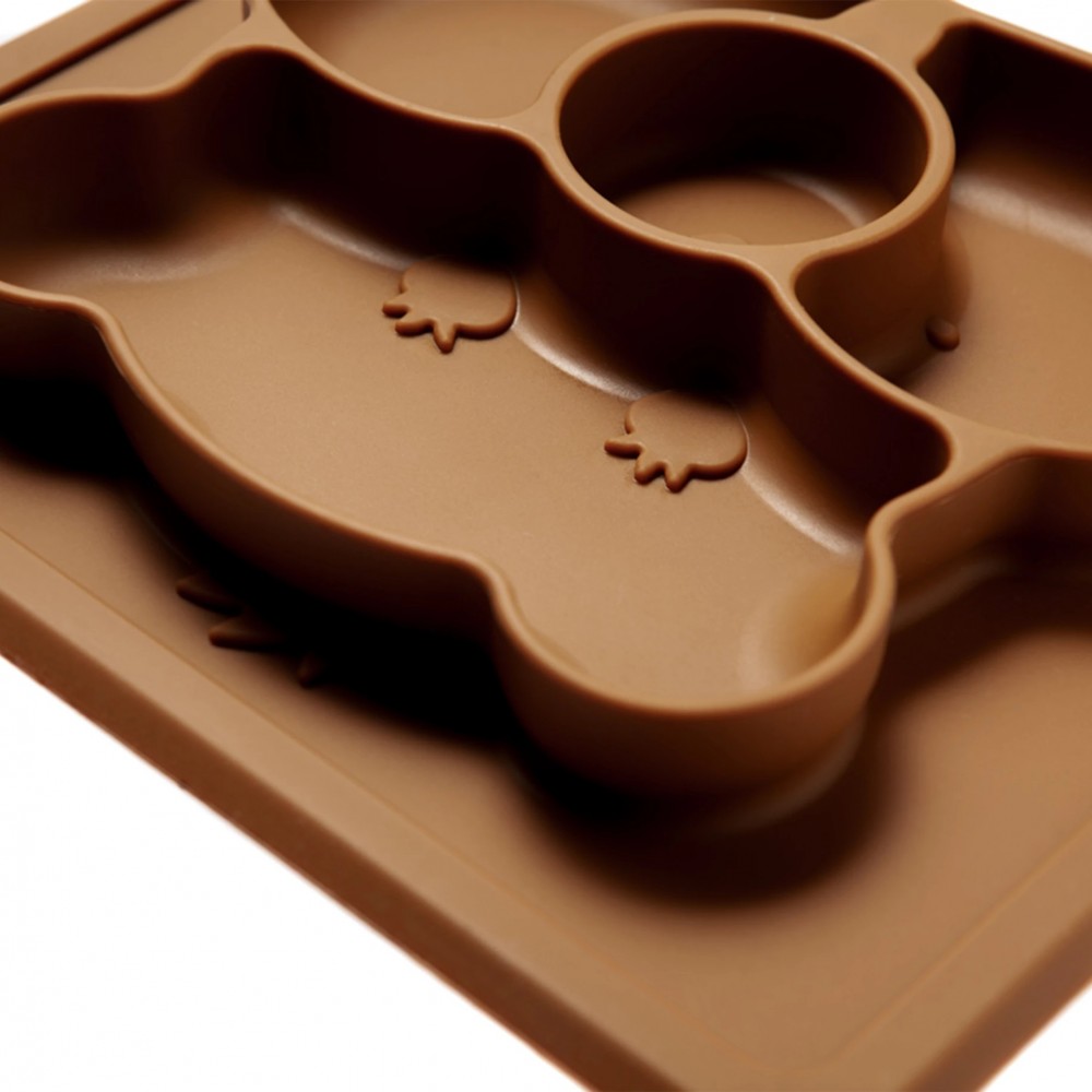 Kidnort Δίσκος Σιλικόνης με χωρίσματα Retter Brown (KNSIL000001) Kidnort Δίσκος Σιλικόνης με χωρίσματα Retter Brown (KNSIL000001)