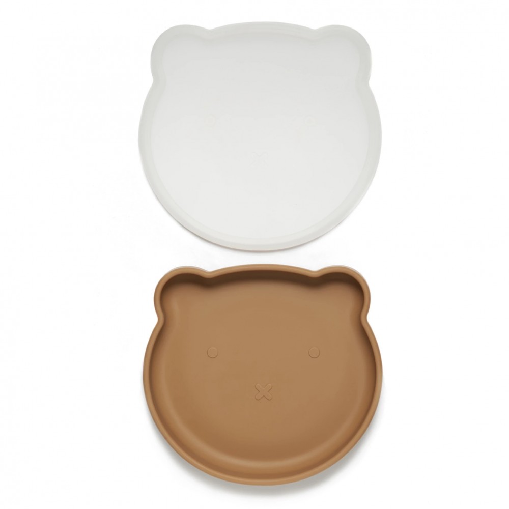 Kidnort Πιάτο Σιλικόνης Bear Retter Mjolk Brown (KNSIL000005) Kidnort Πιάτο Σιλικόνης Bear Retter Mjolk Brown (KNSIL000005)