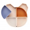 Kidnort Πιάτο σιλικόνης Retter Beige με 4 αποσπόμενα μπολάκια 4in1 (KNSIL000019) Kidnort Πιάτο σιλικόνης Retter Beige με 4 αποσπόμενα μπολάκια 4in1 (KNSIL000019)