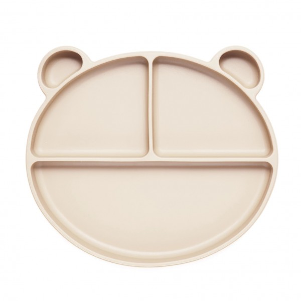 Kidnort Σιλικονούχο πιατάκι με 3 χωρίσματα Retter Mjölk Beige (KNSIL000028) Kidnort Σιλικονούχο πιατάκι με 3 χωρίσματα Retter Mjölk Beige (KNSIL000028)