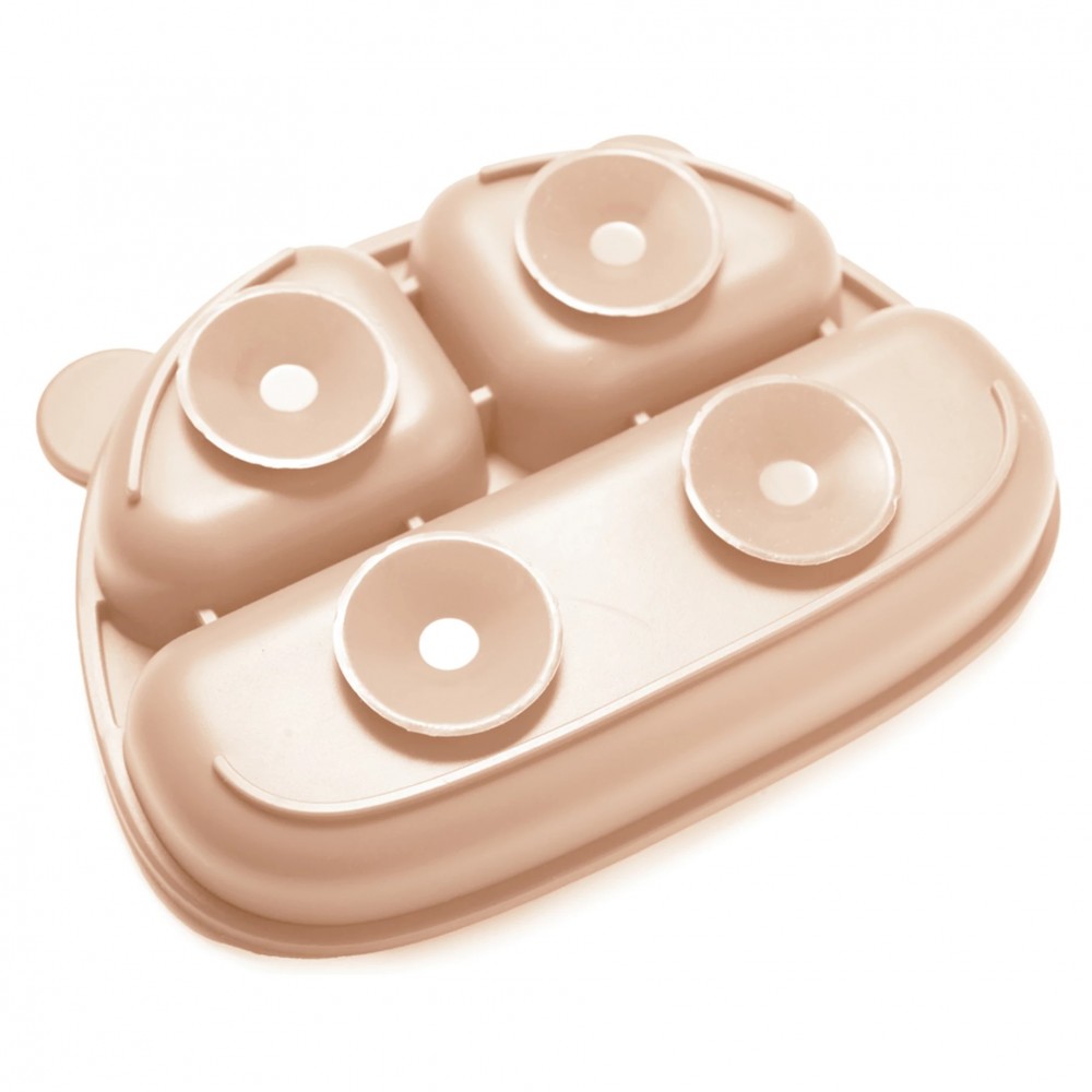 Kidnort Πιάτο Σιλικόνης με Χωρίσματα Bear Retter Mjolk Beige (KNSIL000032) Kidnort Πιάτο Σιλικόνης με Χωρίσματα Bear Retter Mjolk Beige (KNSIL000032)