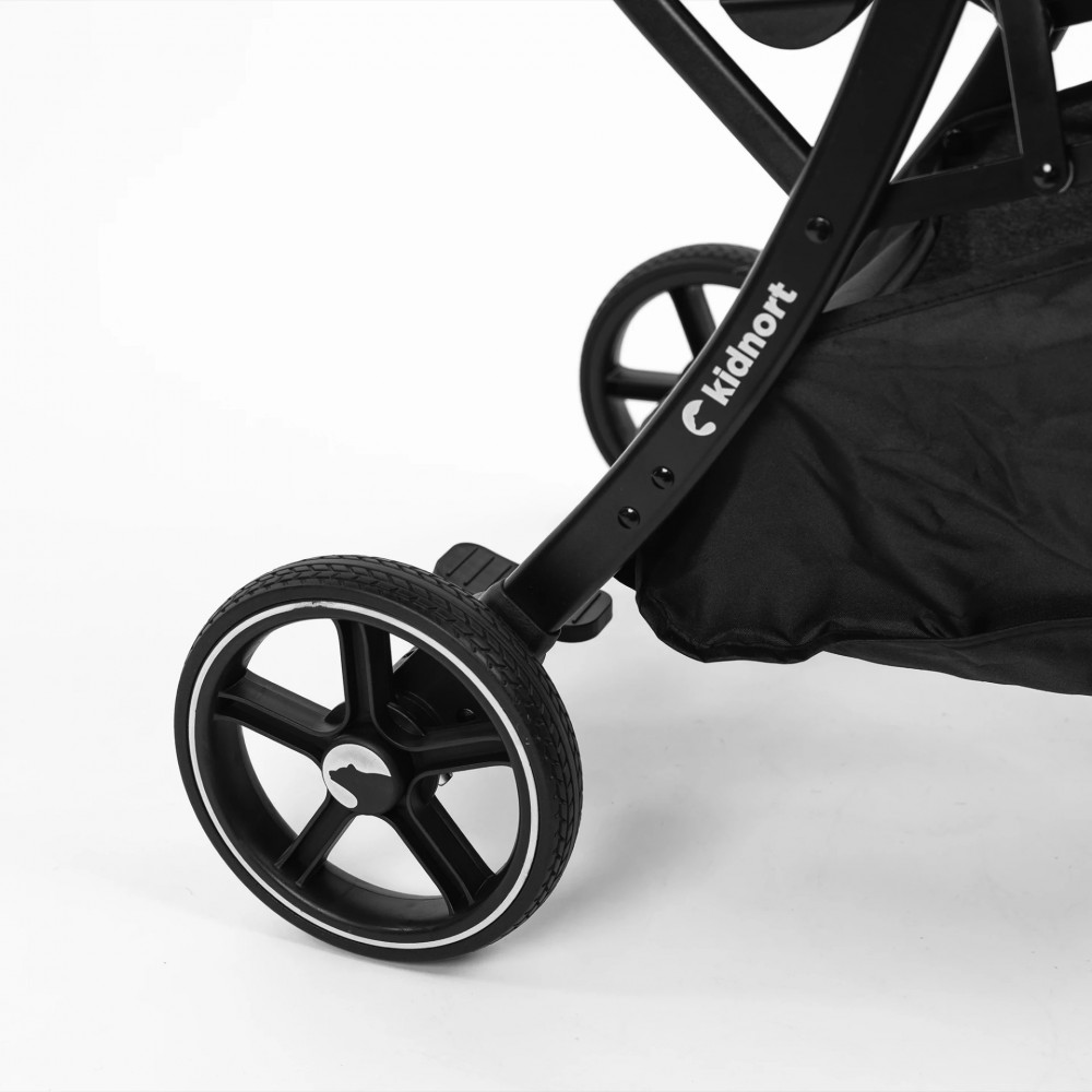 Kidnort Καρότσι Βόλτας Fjallrav Black (KNWOZ000003) Kidnort Καρότσι Βόλτας Fjallrav Black (KNWOZ000003)