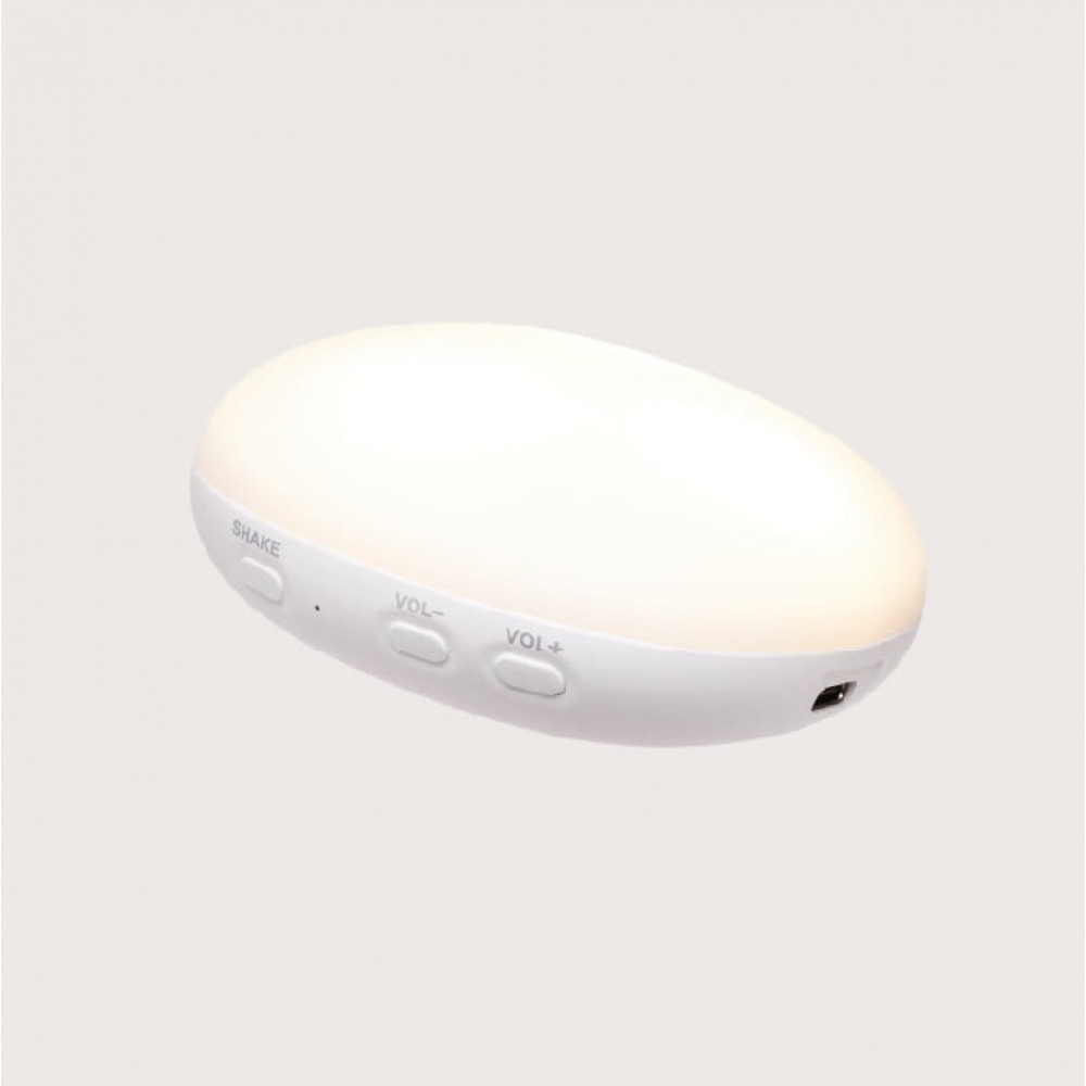 Moonie Επαναφορτιζόμενο βοήθημα ύπνου με ηχογράφηση & αισθητήρα κλάματος – Οργανικό βαμβάκι Cappuccino (M-MCA2)