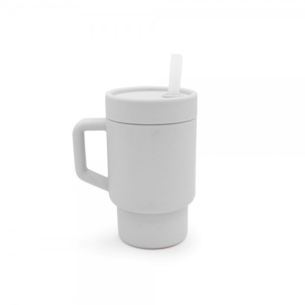 Melii – Παγούρι Σιλικόνης με Καλαμάκι Tumbler Γκρι (MEL19920) Melii – Παγούρι Σιλικόνης με Καλαμάκι Tumbler Γκρι (MEL19920)