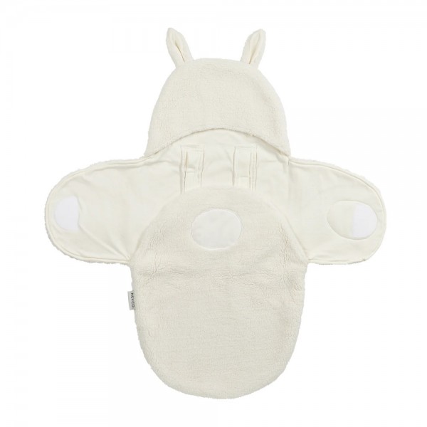 Meyco Wrap Κουβερτούλα Teddy για τη βόλτα Rabbit Natural (MEY-296.241.76.00)
