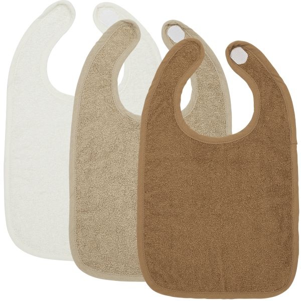 Meyco – Σετ 3 Βαμβακερές Σαλιάρες Offwhite/Sand/Toffee (MEY-611306) Meyco – Σετ 3 Βαμβακερές Σαλιάρες Offwhite/Sand/Toffee (MEY-611306)