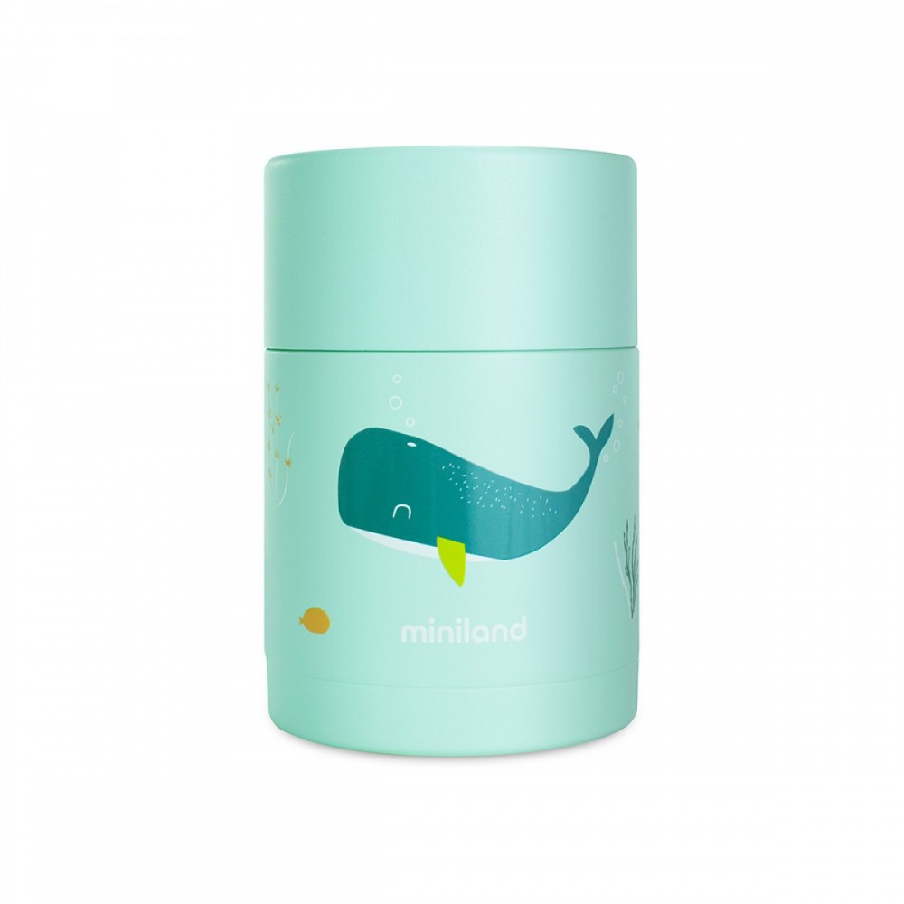 Miniland Θερμός Φαγητού Ocean Whale 600ml (ML89618)