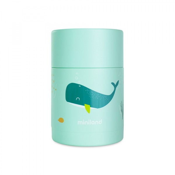 Miniland Θερμός Φαγητού Ocean Whale 600ml (ML89618) Miniland Θερμός Φαγητού Ocean Whale 600ml (ML89618)