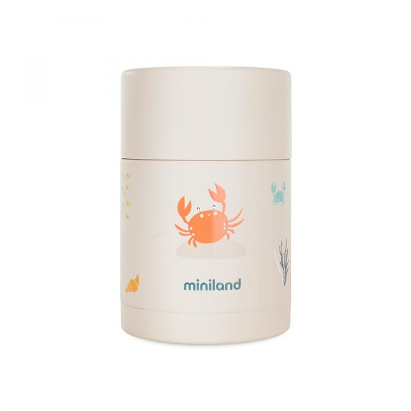 Miniland Θερμός Φαγητού Ocean Crab 600ml (ML89642) Miniland Θερμός Φαγητού Ocean Crab 600ml (ML89642)