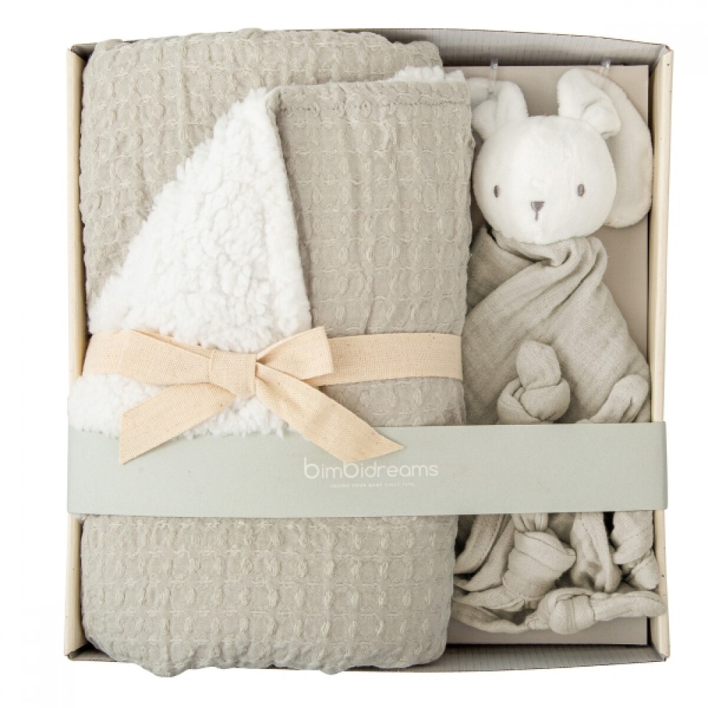Bimbidreams Σετ Δώρου Κουβέρτα Αγκαλιάς Bamboo με Πλεκτό Κουνελάκι Mint 75x90εκ. (MWD000VM) Bimbidreams Σετ Δώρου Κουβέρτα Αγκαλιάς Bamboo με Πλεκτό Κουνελάκι Mint 75x90εκ. (MWD000VM)