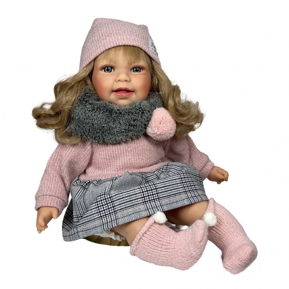 Nines D'Onil: Little Susi Winter ξανθιά-40εκ. (NDO-5110)